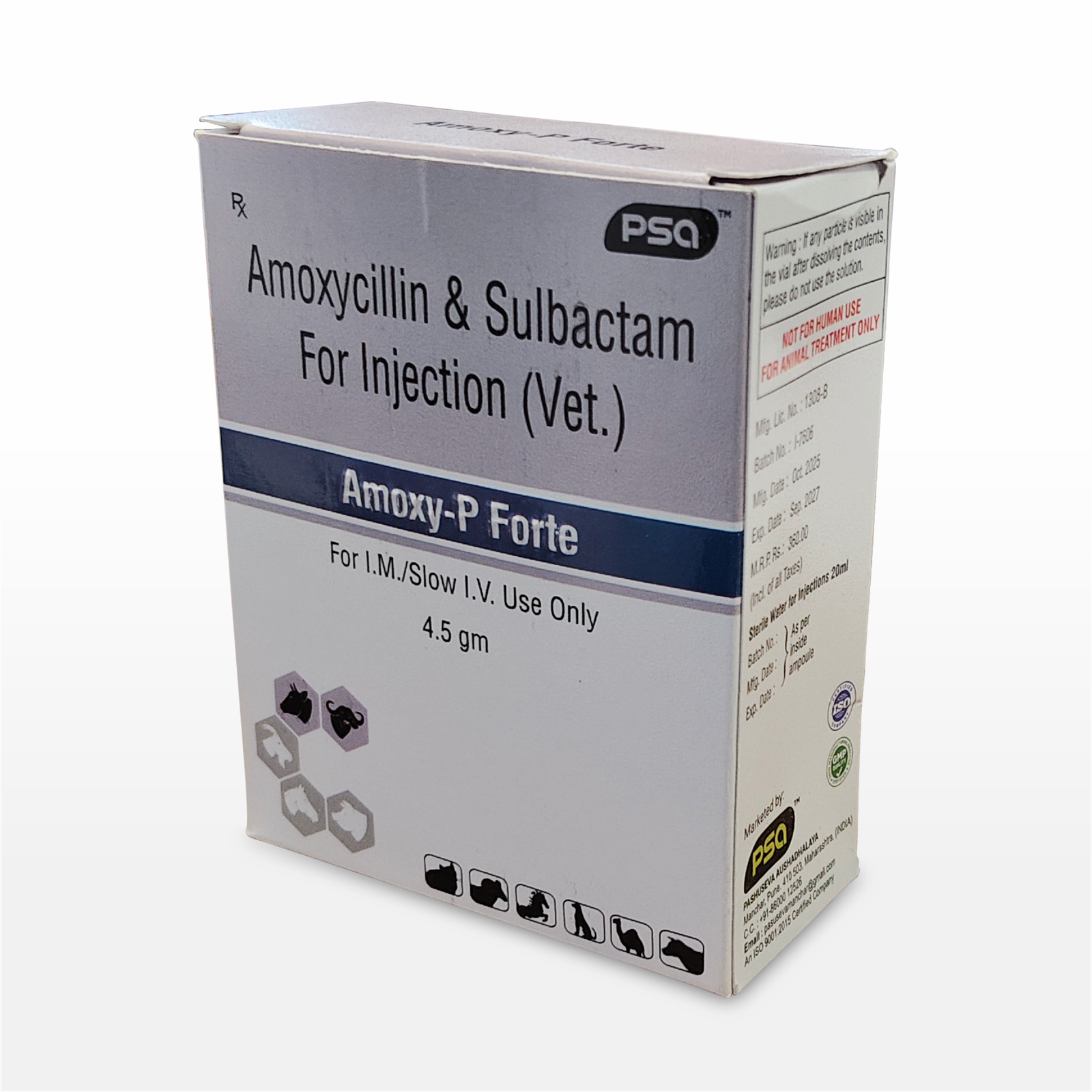 Amoxy-P Forte 4.5 gm. (Injection)