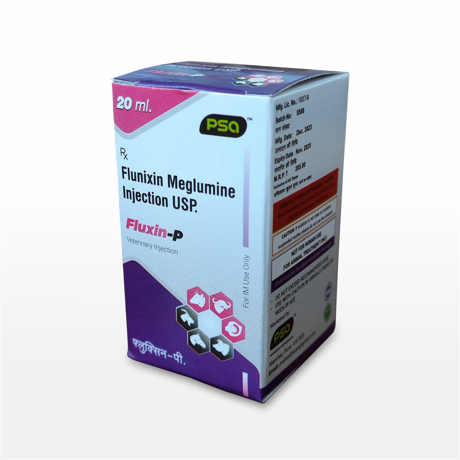 Fluxin-P (Injection) 20 ml.