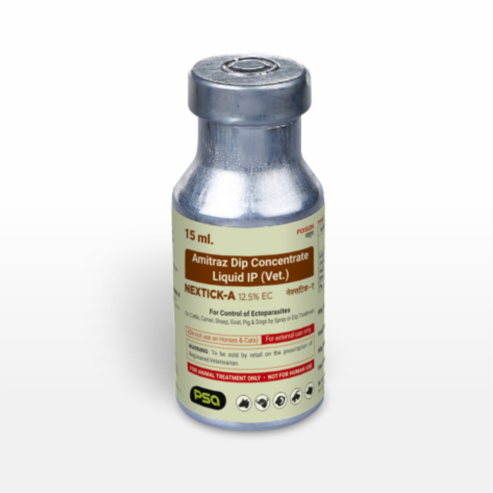 NEXTICK-A 12.5% EC (Amitraz Dip Concentrate) 15 ml.