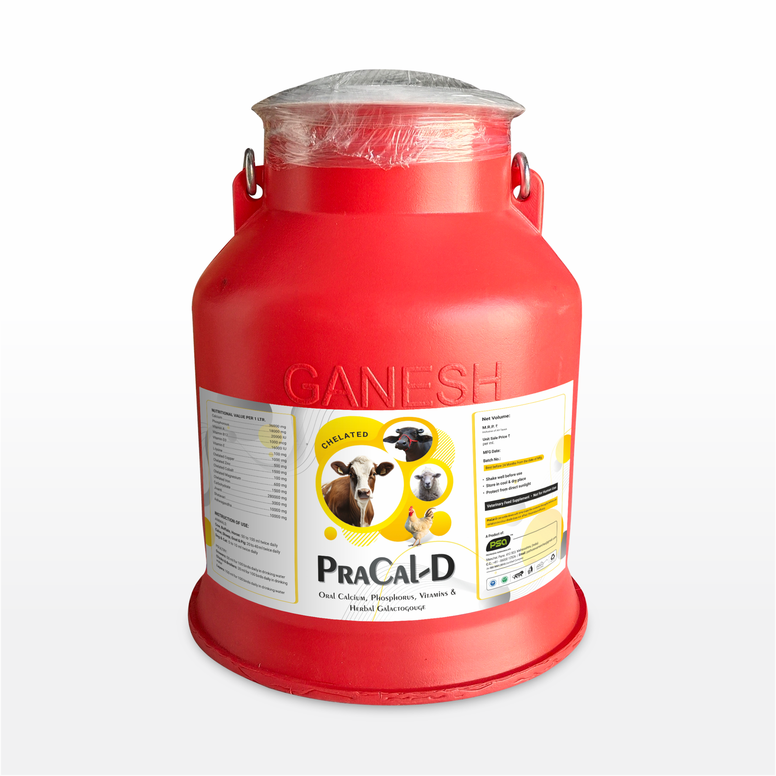 PraCal-D Chelated (Liquid) 10 Ltr.