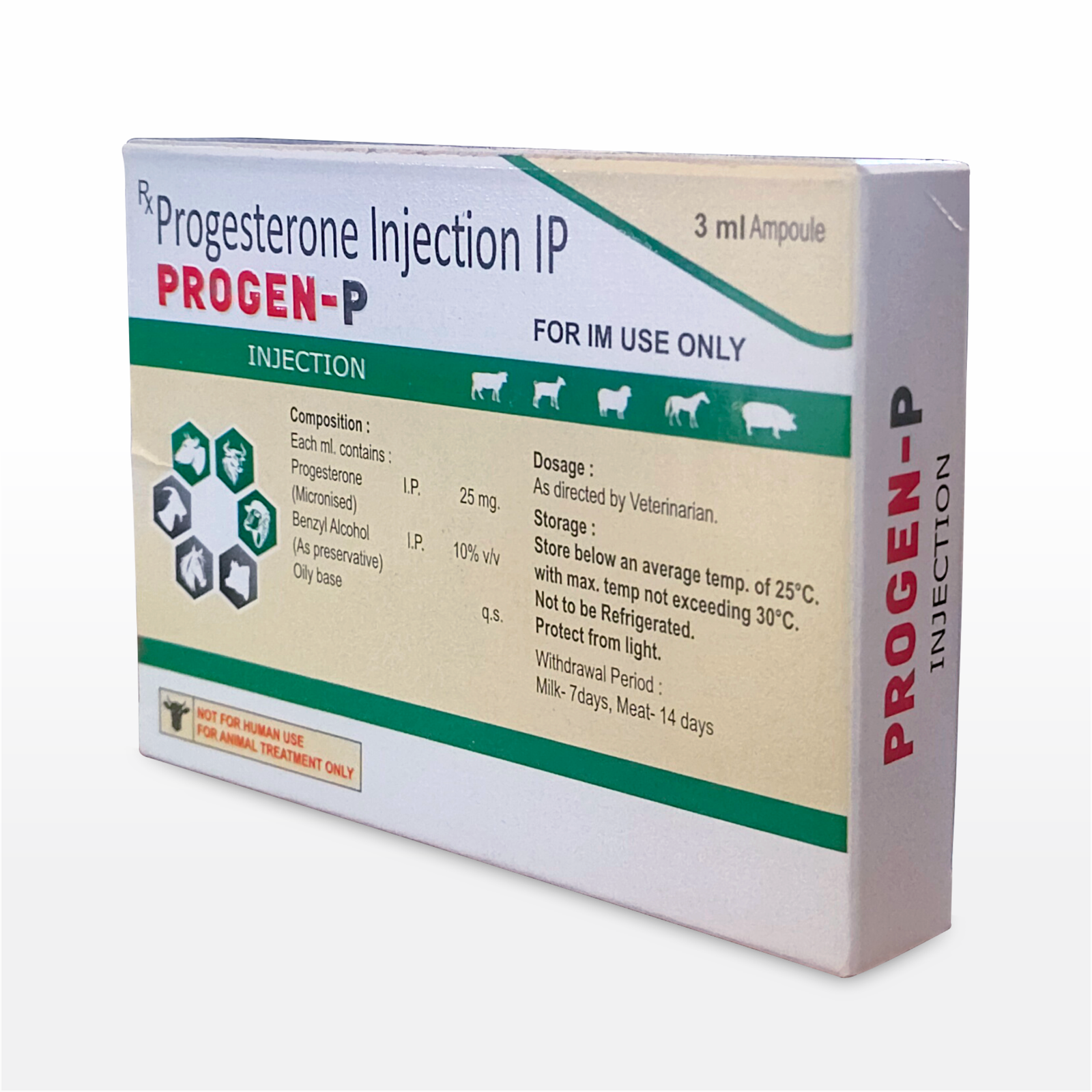 Progen-P (Injection) 3 ml. Ampule