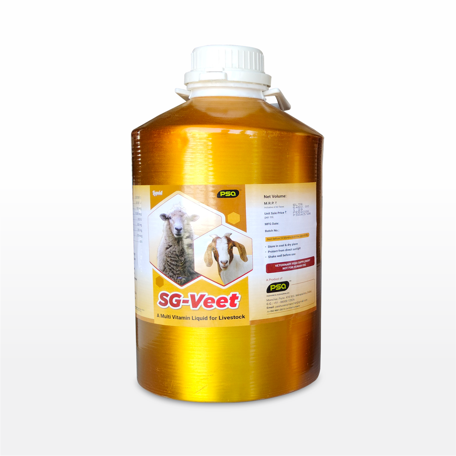 SG-Veet (Multi Vitamin Liquid) 5 Ltr.